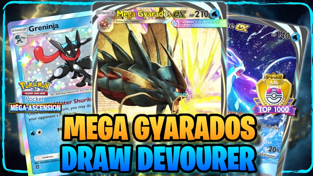 Pokémon TCG Pocket | 🐉 MEGA GYARADOS - Draw Devourer 💥 The Future META Deck !?