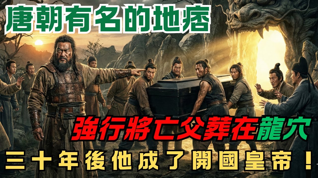 唐朝有名的地痞，強行將亡父葬在龍穴，三十年後他成了開國皇帝！