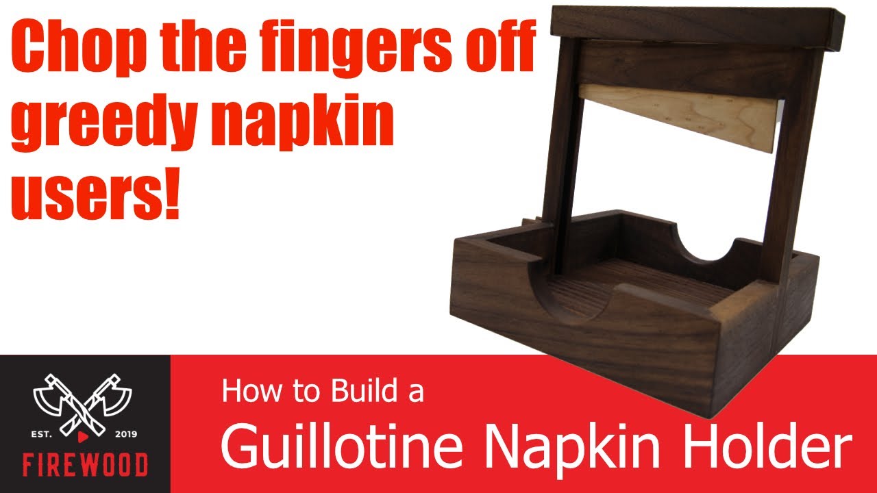 Guillotine Napkin Holder - Halloween Themed House Decor