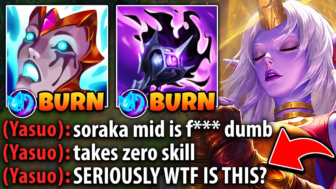 ANOTHER DAY, ANOTHER TILTED YASUO FROM MY SORAKA MID! (HE GOT BULLIED)