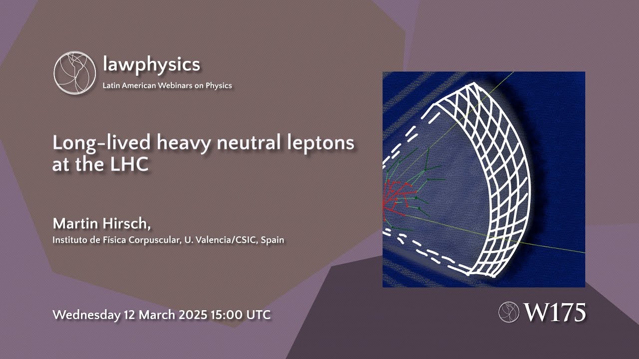 [W175] Martin Hirsch: Long-lived heavy neutral leptons at the LHC