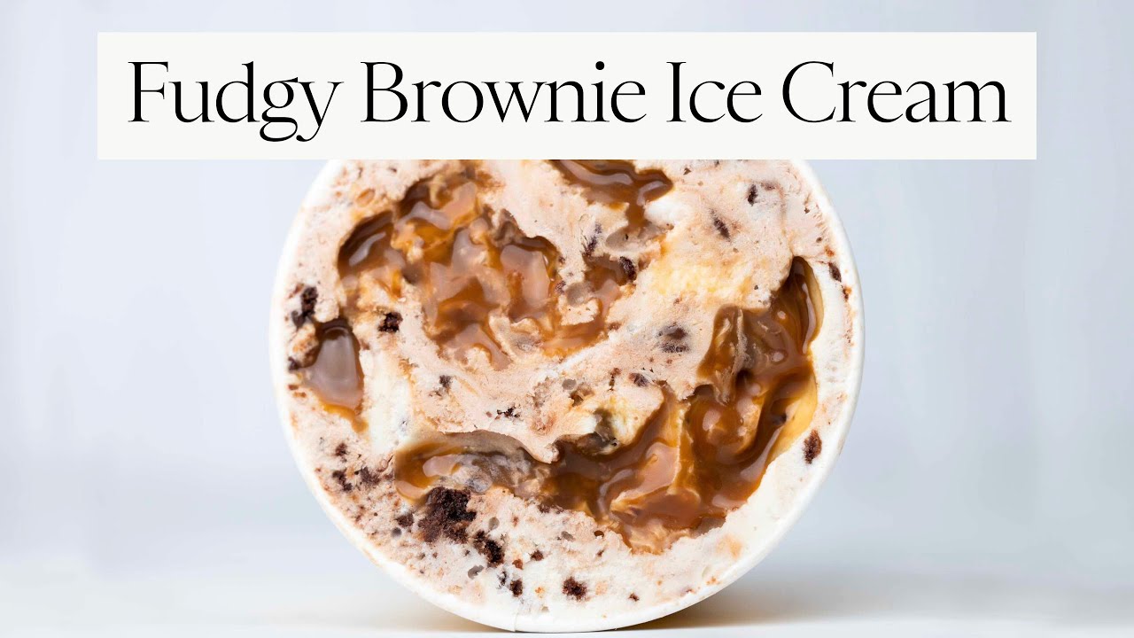 Fudgy Brownie Ice Cream Recipe