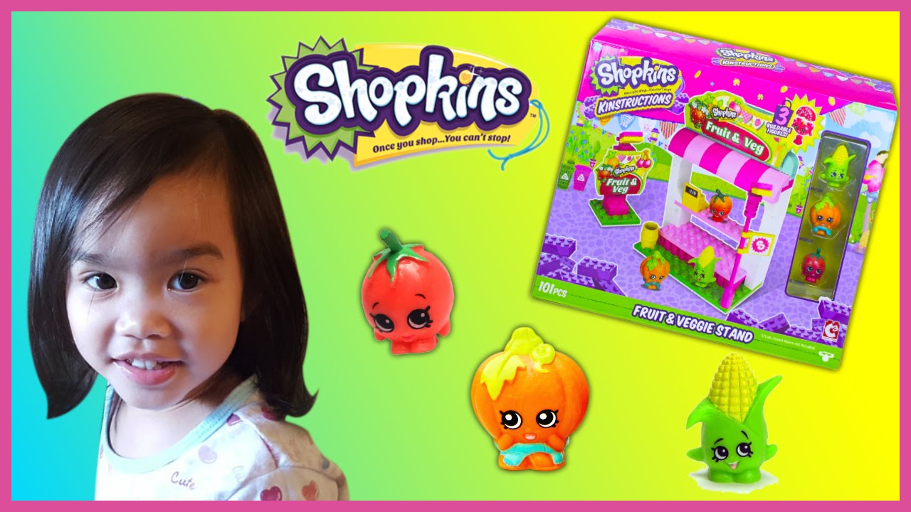 SHOPKINS FRUIT VEGGIE STAND TOY PLAYTIME Season 4 Ellie Belly Toys