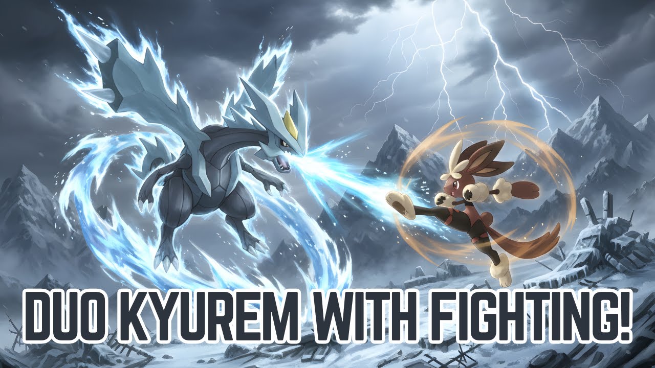 DUO! Kyurem PUNCHED by Mega Lopunny PUNCHING power!