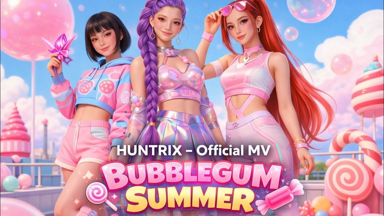 HUNTRIX – Bubblegum Summer | Official Music Video
