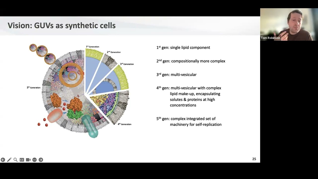 Build-a-Cell seminar Tom Robinson: Bottom-up engineering of synthetic cells: multiple compartments
