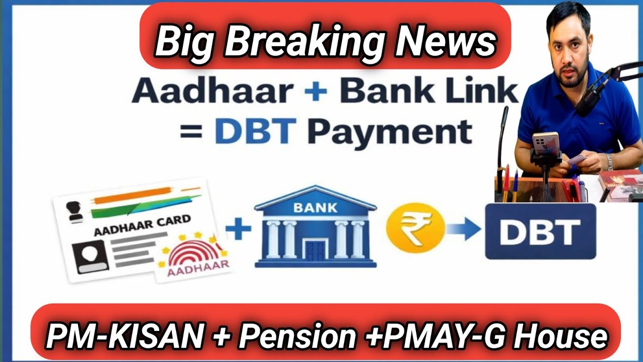 How to Link Aadhaar with Bank Account 2026 | NPCI Mapping & DBT Payment Process