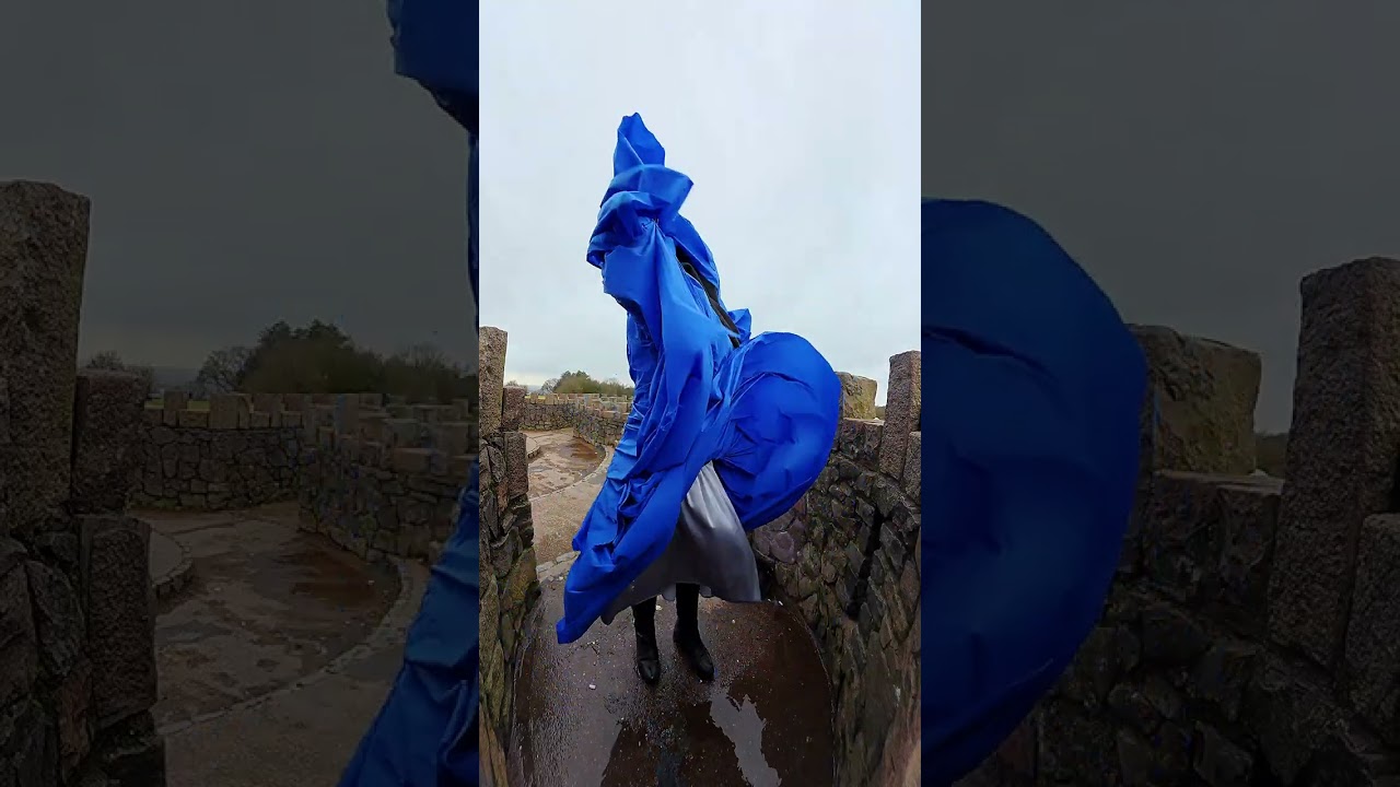 Person in windy conditions 9