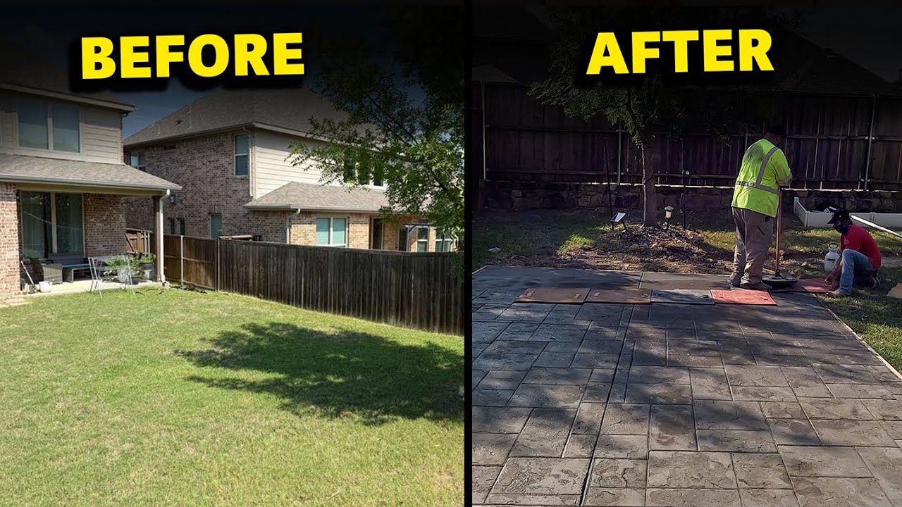 Renovating our backyard with Patio and Pergola! Concrete work is really Expensive here!