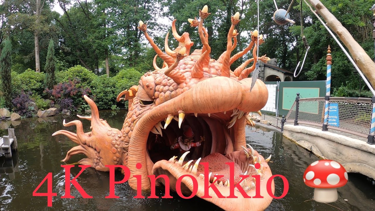 [4K] 🍄 #Efteling Sprookjesbos: Pinokkio