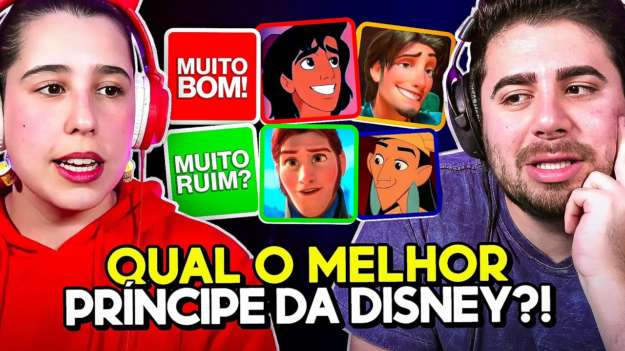O MELHOR PRINCIPE DA DISNEY? - Tierlist | Corte de live