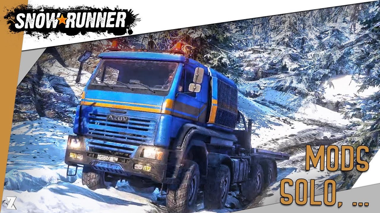 🚙 SNOWRUNNER ❄ CONCOURS + Mods, livraison, nouveau camion, neige !