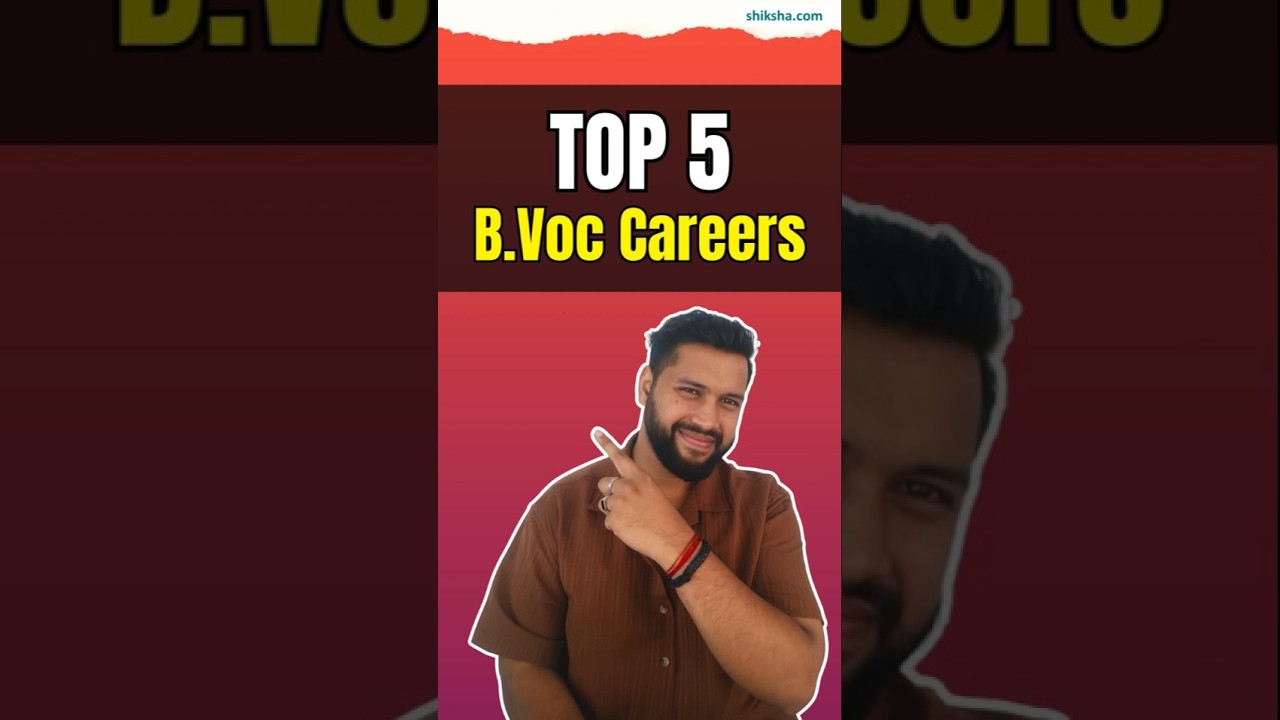 B.Voc Career | Job, Salary & Top Profiles #bvoc