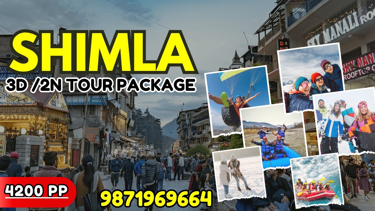 3 Day Shimla Tour Package || Shimla Tour Itinerary || ☎️ 9871969664 || #shimla #kufri
