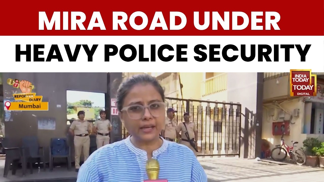Massive Police Deployment In Mira Road After Bakrid Tension At Poonam Estate