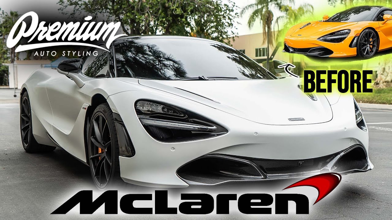 SATIN FLIP GHOST PEARL 720S MCLAREN SPIDER!!!!