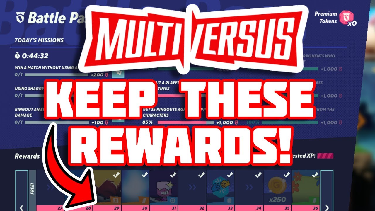 MultiVersus All The Free Rewards You Can Keep! (Battle Pass)