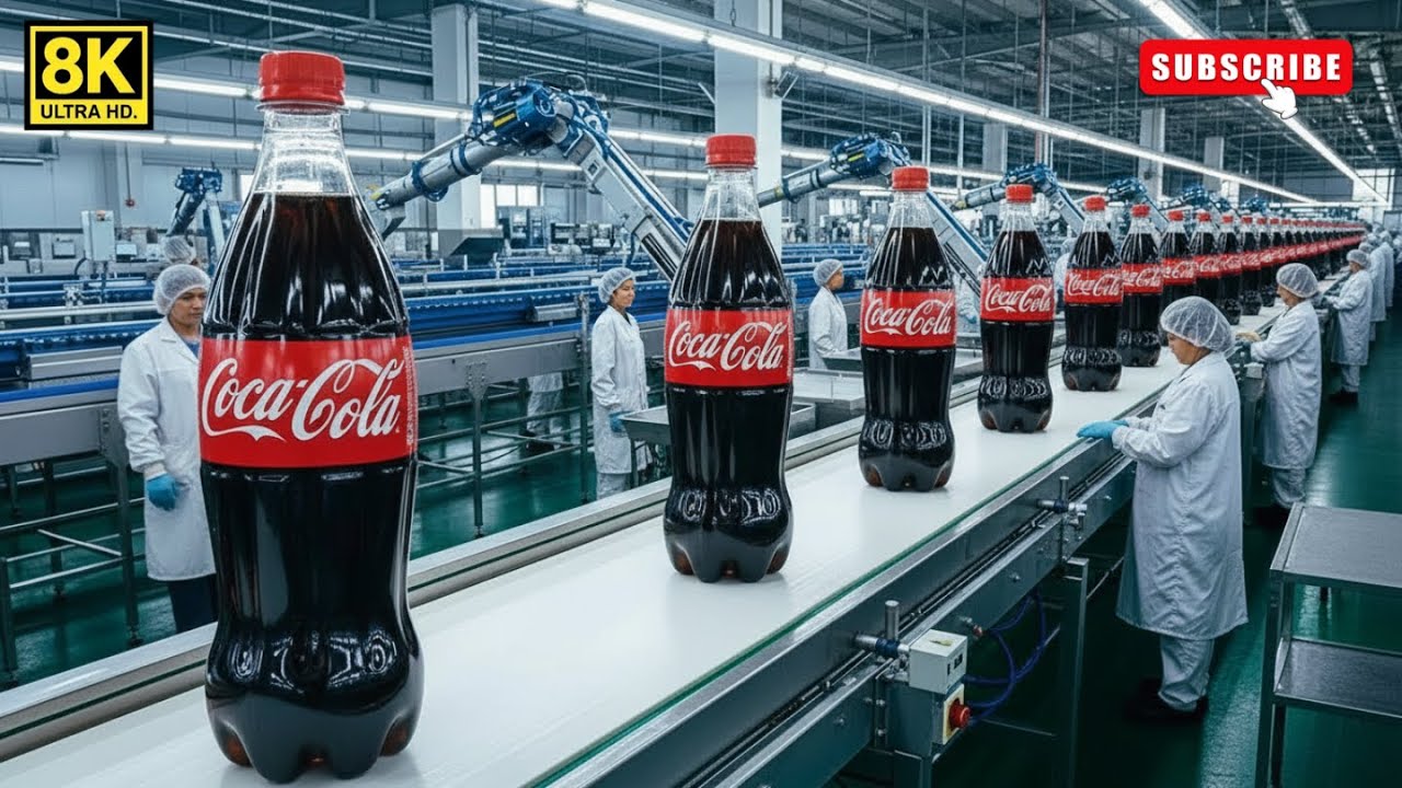 How Coca Cola Is Made | Inside the Modern Factory & Billion-Dollar Production Process