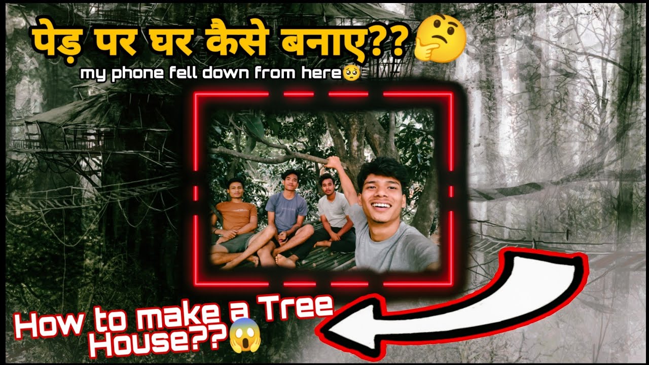 How to make a Tree House??🤔 | पेड़ पर घर कैसे बनाए?😱 | Manzber Vlogs #hindi