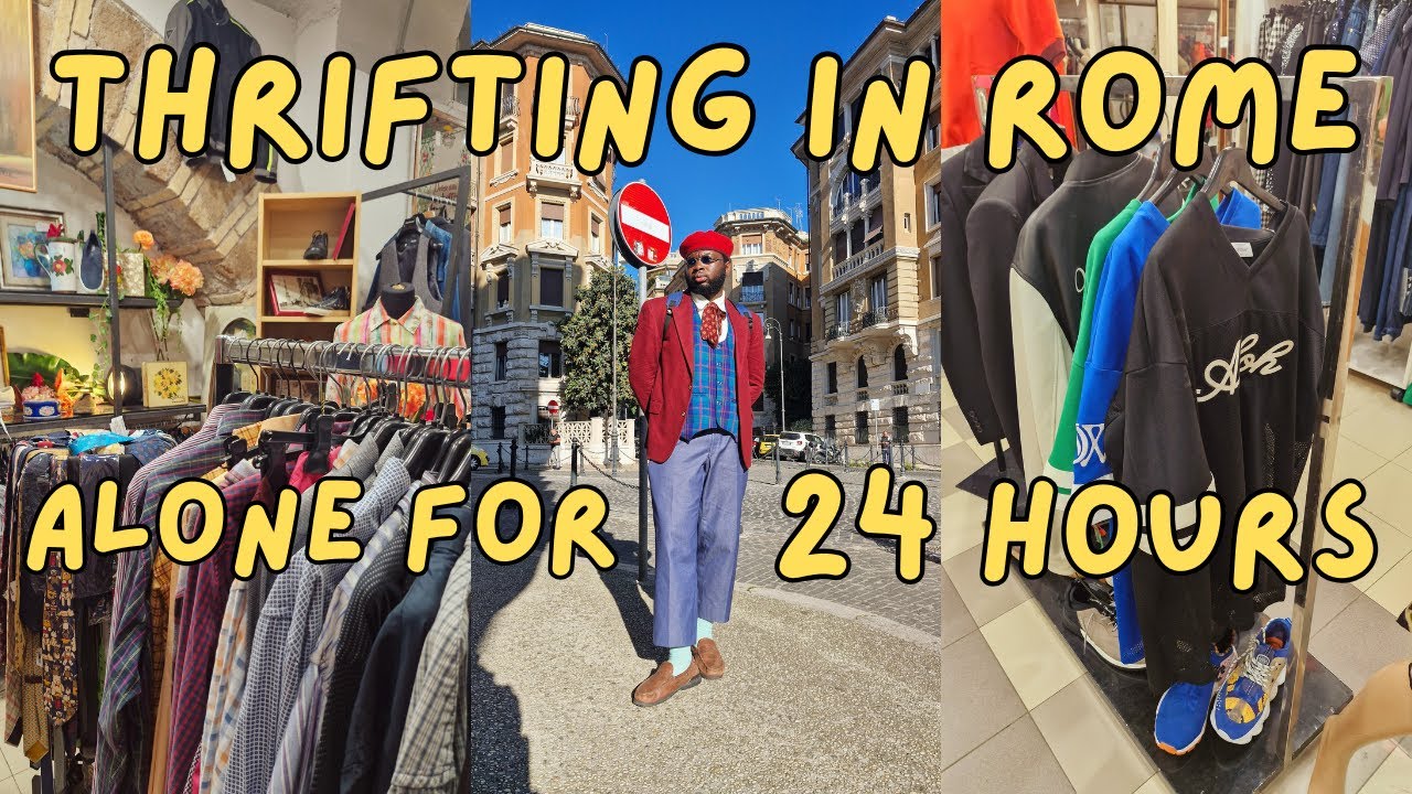 My Insane 24 hours Thrift Store Tour in Rome