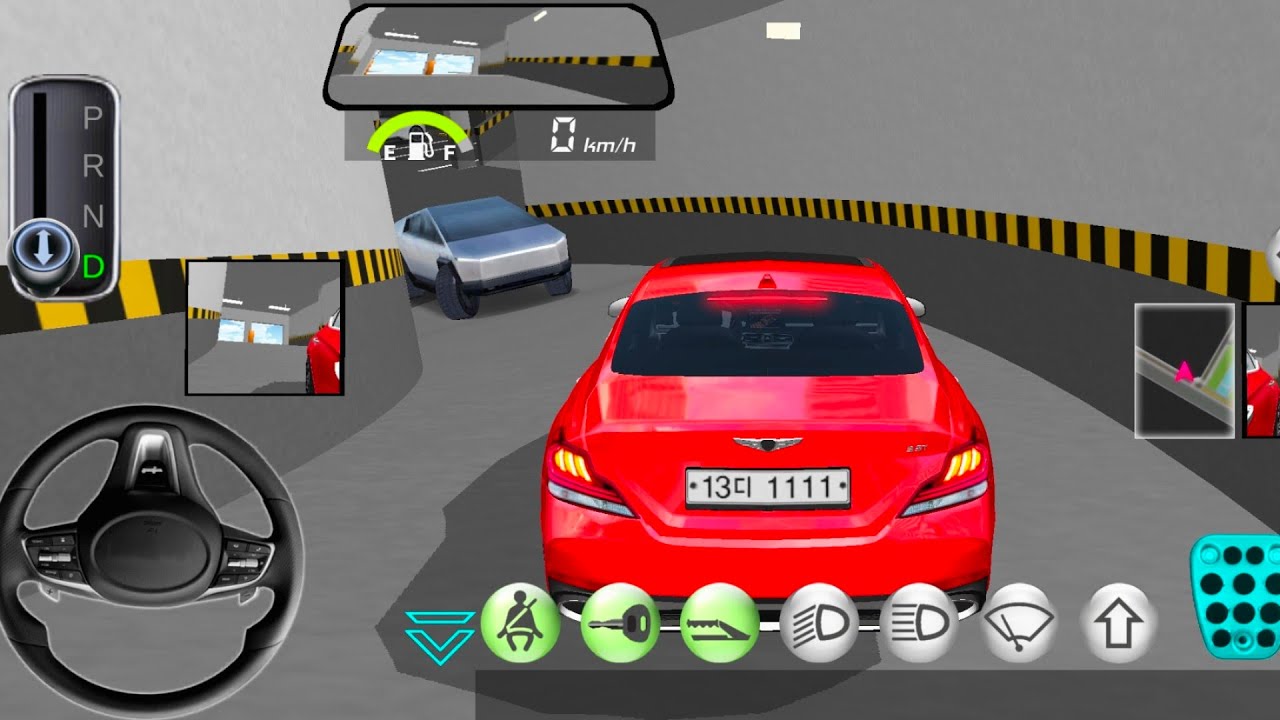 New red colour mercedes g63 3d Driving Class android game play video || Car Game #gameplay #cargame