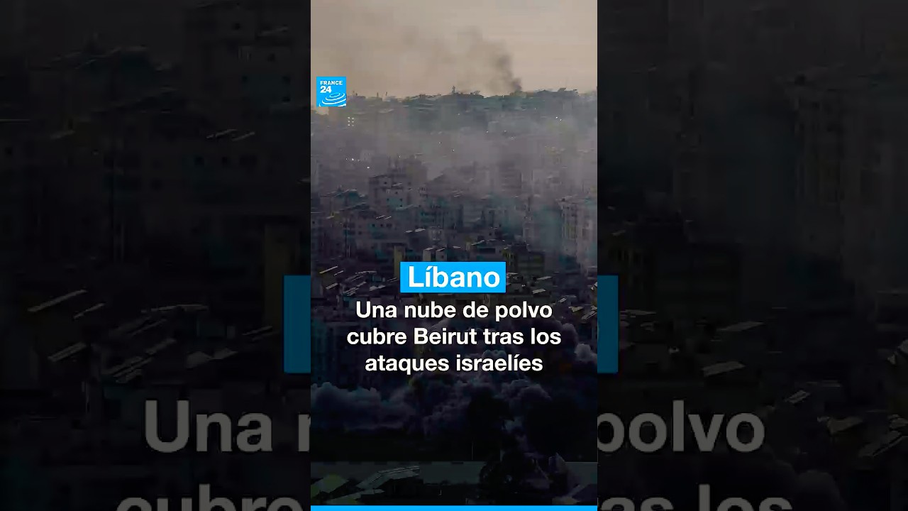 Una nube de polvo cubre Beirut los ataques israel&iacute;es contra Hezbol&aacute;