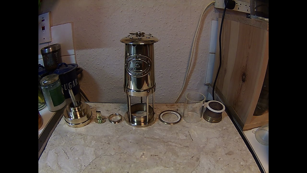 Antique E Thomas & Williams LTD Miner's Oil Lamp. I Stripped The Oil Lamp Down.