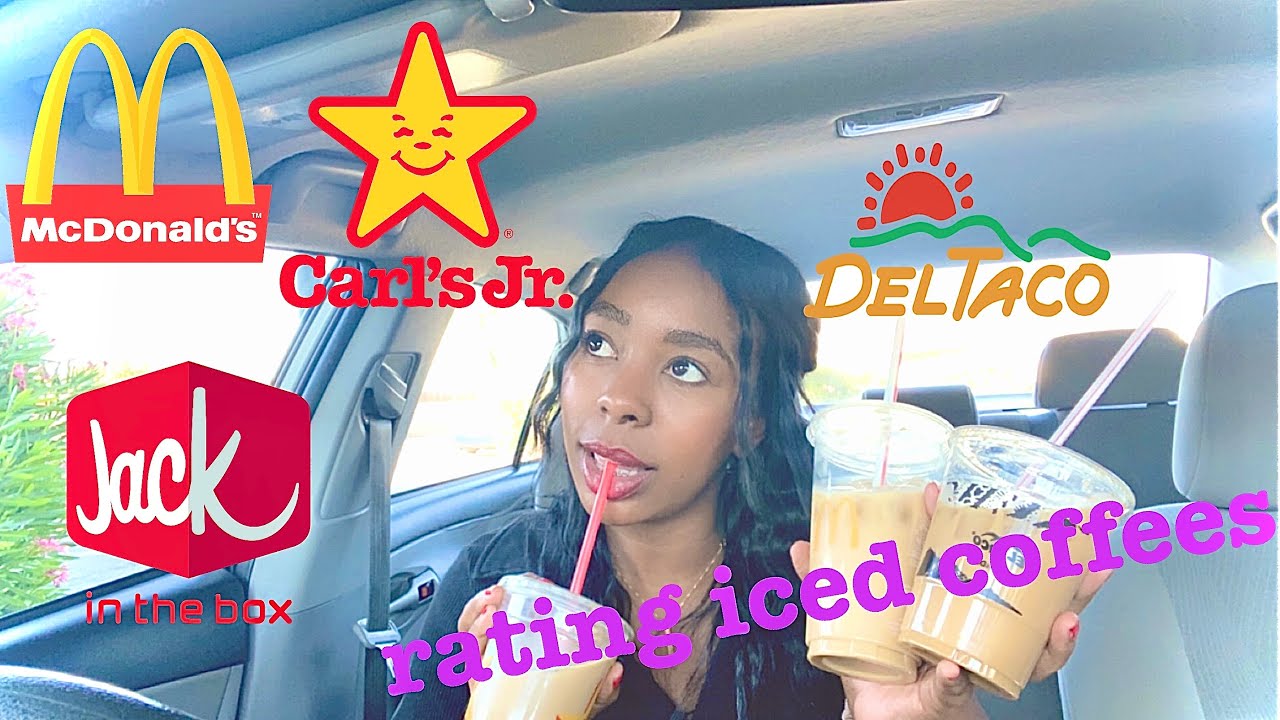 TRYING ICED COFFEE FROM FAST FOOD PLACES