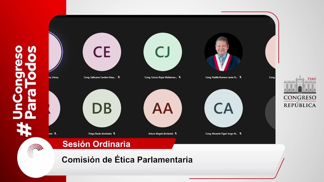 COMISI&Oacute;N DE &Eacute;TICA PARLAMENTARIA | CONGRESO PER&Uacute; | 07/02/22