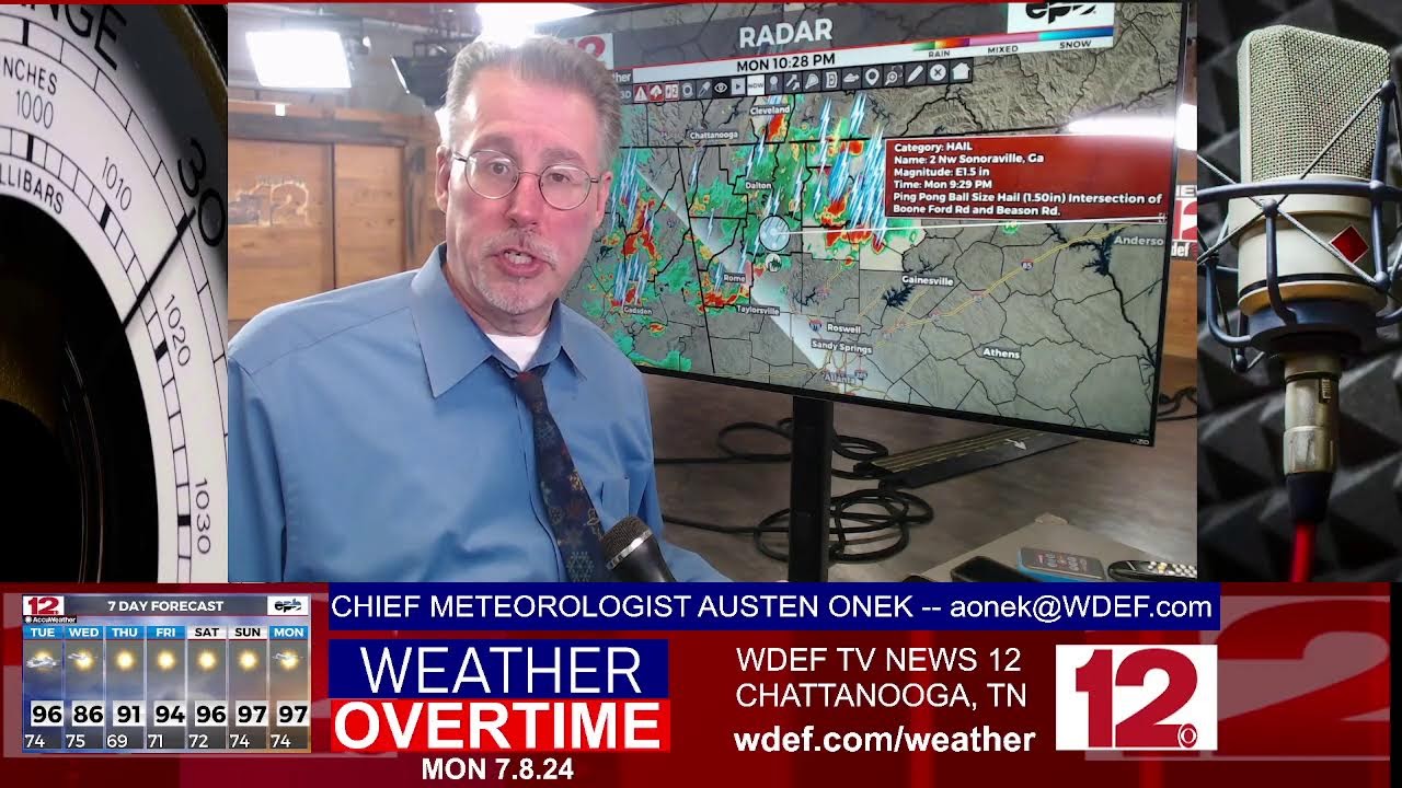 WDEF-TV NEWS 12 WEATHER OVERTIME - JULY 8, 2024