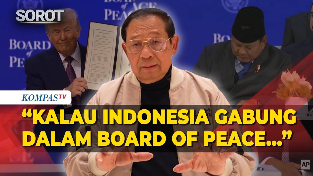 Respons SBY soal Indonesia Gabung Dewan Perdamaian Besutan Trump