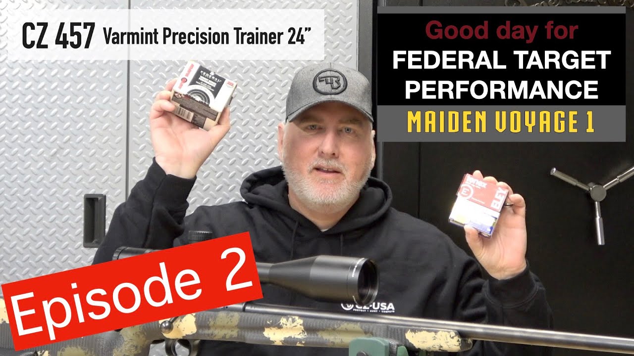 CZ 457 Varmint Precision Trainer - 22LR Shooting in the wind