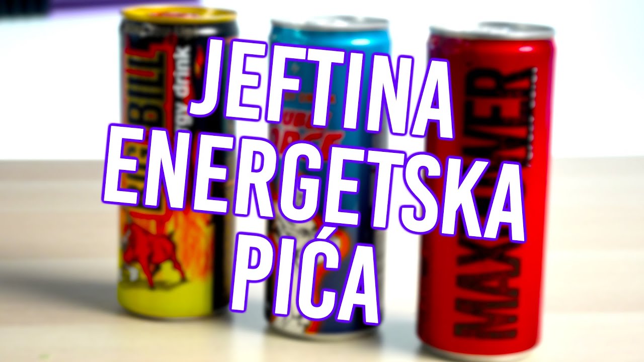 PIJEMO NO NAME ENERGETSKA PIĆA 🥶 TEST JEFTINIH ENERGETSKIH PIĆA