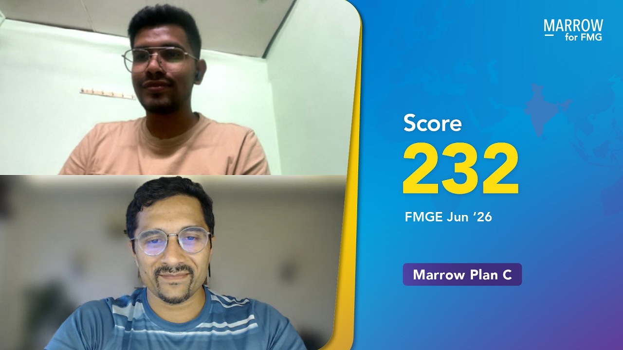 Score 232/300, FMGE Jun &lsquo;26, Dr Antonysamy (Plan C) shares his preparation strategy with Dr Rohan