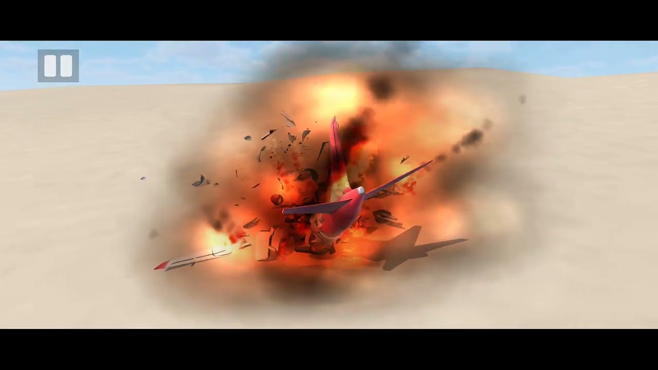 realistic plane crash simulator