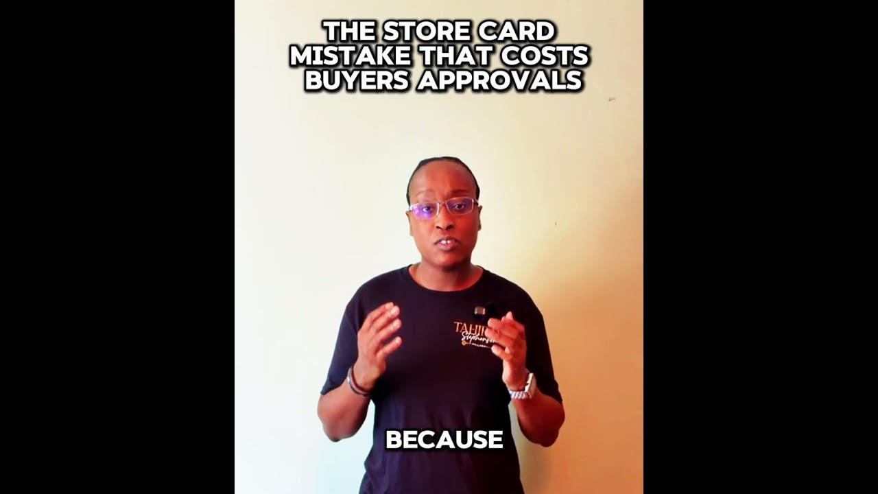 That store card could cost you more than the discount.🏡🔑✨ #CreditToKeys #CreditTips #ApprovalRoom