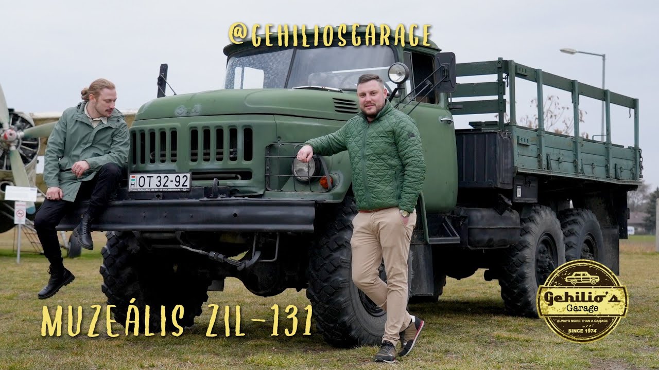 OT ZIL-131, hatezer köbcenti, V8 benzin és MUZEÁLIS minősítés! Így is lehet nézni ilyen szörnyekre.