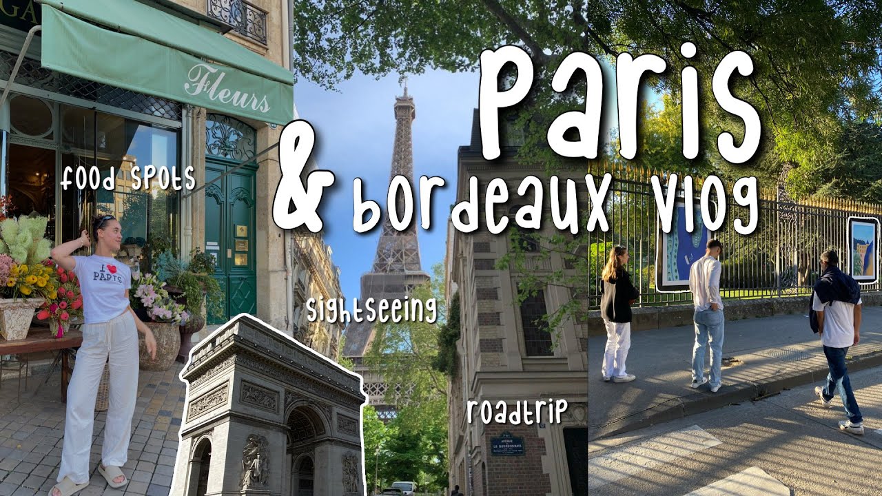 PARIS & BORDEAUX VLOG | roadtrip, foodspots, sightseeing, ... | nicolekrp
