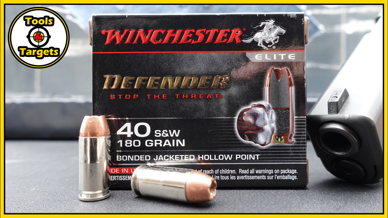 Is Defender REALLY a Contender?...Winchester Elite Defender .40 S&W Self-Defense AMMO Test!