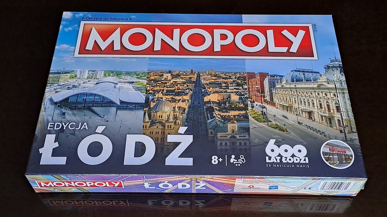 MONOPOLY ŁÓDŹ premiera unboxing special edition 2023 Łódź edycja limitowana gry na 600-lecie miasta