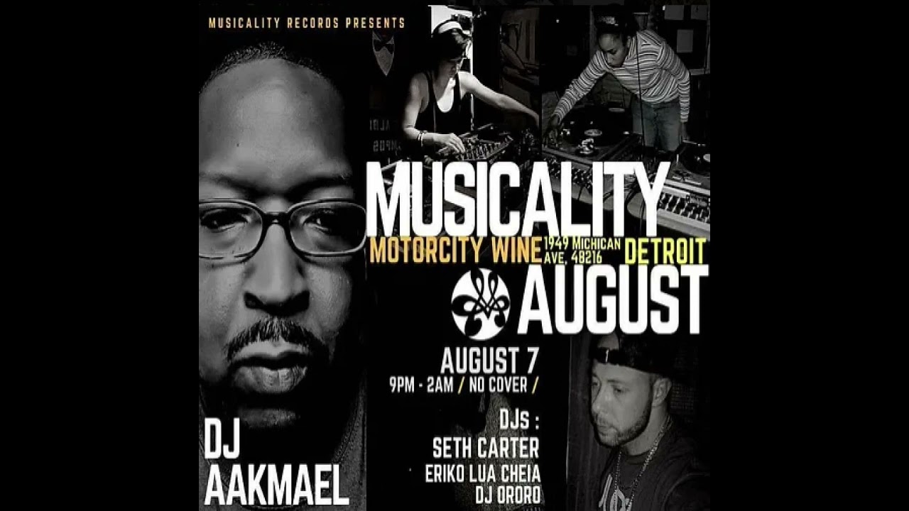 Dj Aakmael LIVE Deep House Mix - Musicality Motor City Wine Detroit, August 2018