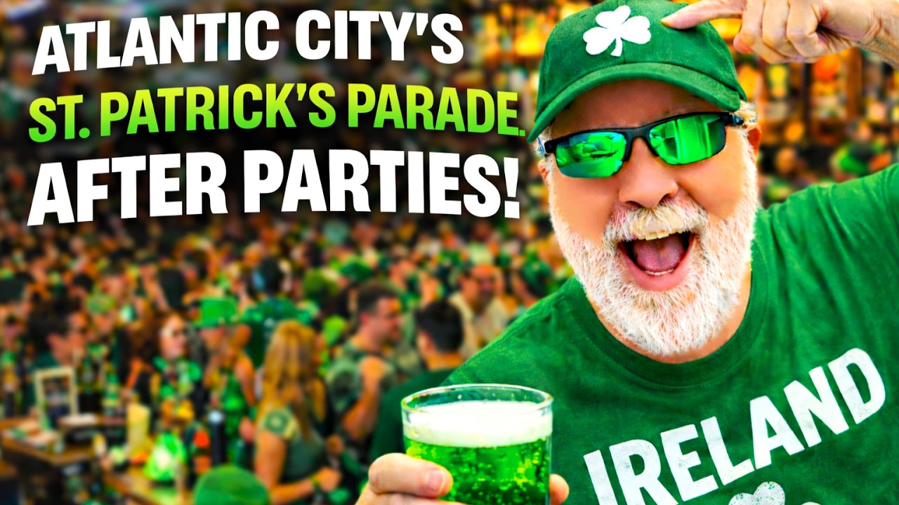 🟡 Atlantic City St. Patrick&rsquo;s Day AFTER PARTIES! 🍀 Boardwalk Bars & Orange Loop Go Wild! BIG CROWDS!