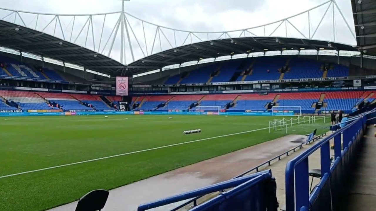 Inside the Bolton Wanderers Football Stadium