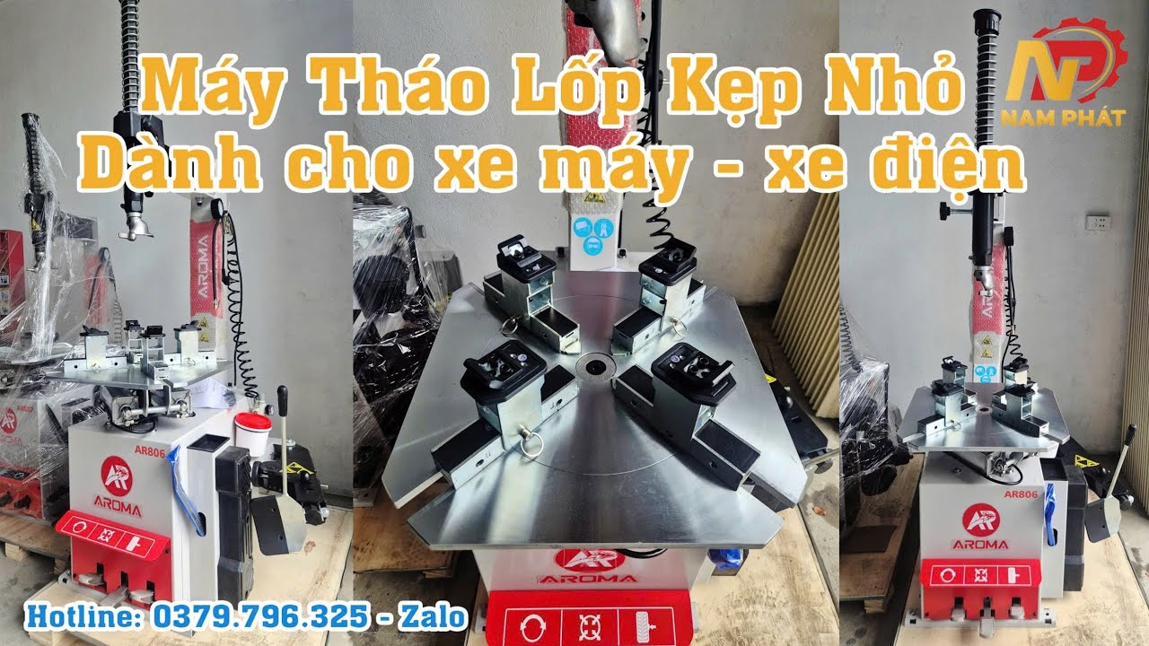 Máy tháo lốp xe điện - xe máy - ô tô (sử dụng chấu kẹp đa năng)
