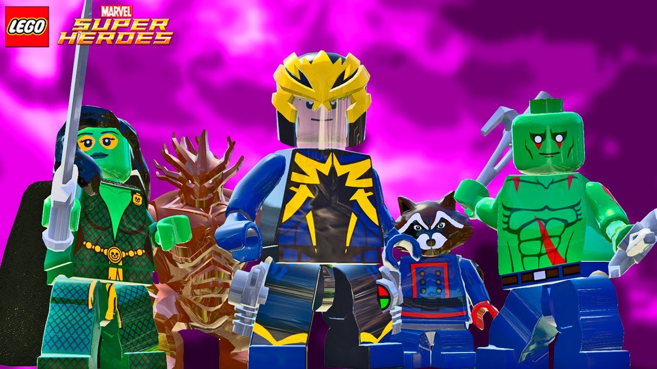 OS GUARDIÕES DA GALÁXIA no LEGO Marvel Super Heroes PS5 #32