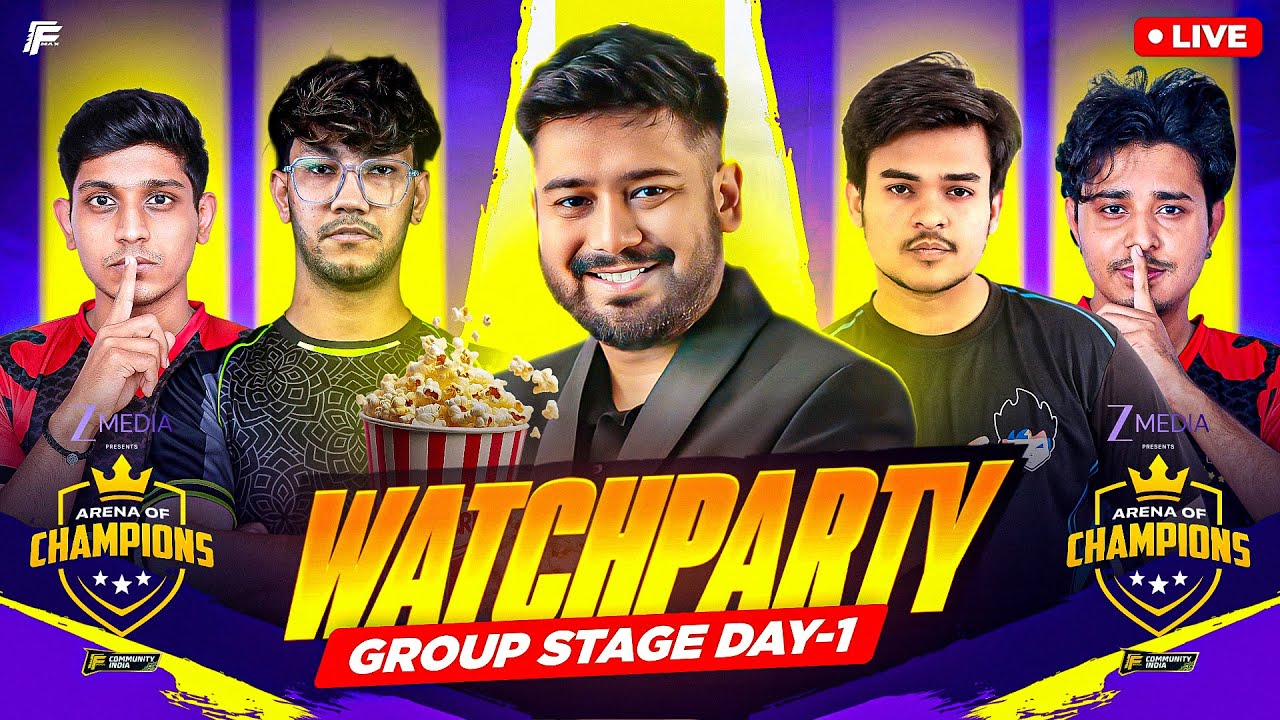 Zee Media AOC | Rocky Mamu ki Watch Party #gyangaming #freefire #freefirelive