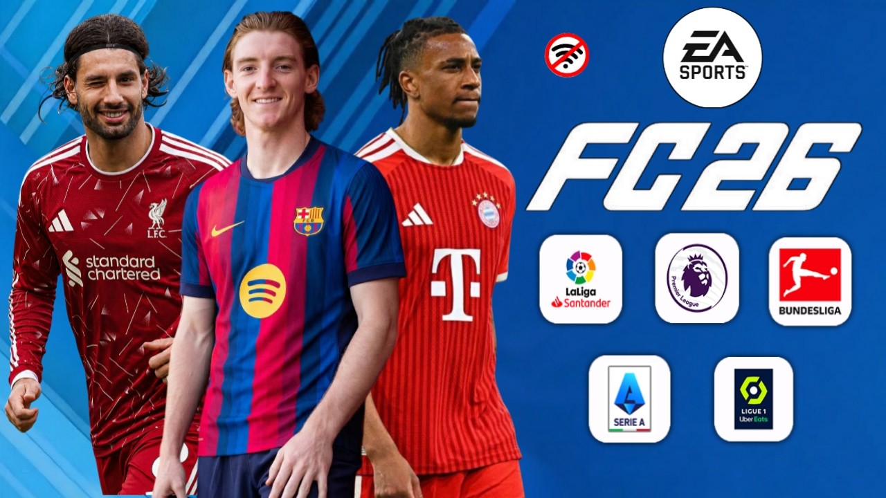 FIFA 14 MOBILE MOD EA SPORTS FC 26 ANDROID OFFLINE UPDATE KITS 2026/27 REAL FACES LATEST TRANSFERS