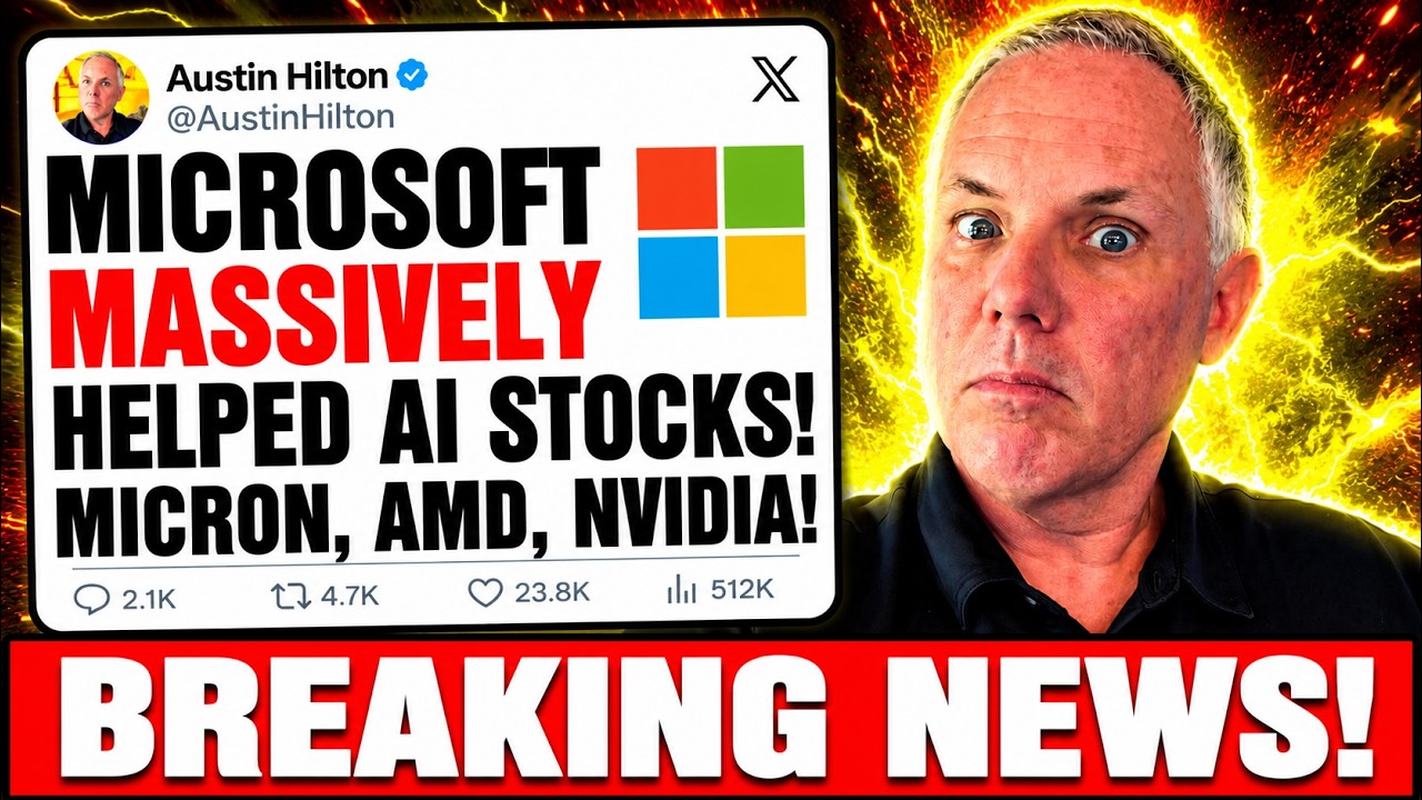 MICROSOFT SPENT $41 BILLION ON AI! MICRON UP! NVIDIA UP! AMD UP!