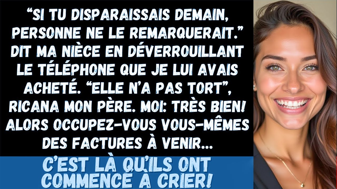 Mes proches disaient que si je disparaissais le lendemain, personne ne le remarquerait même….