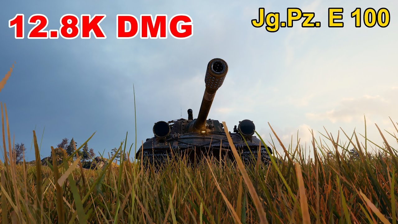 Jg.Pz. E 100 - 12.8K Damage - Map: Karelia - Player: _ElemiR_ - Server: EU | World of Tanks
